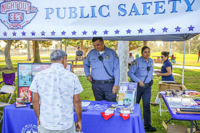 National Night Out La Mirada California Public Safety Team